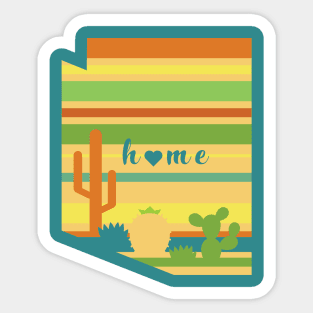 Arizona Home Sarape Sticker